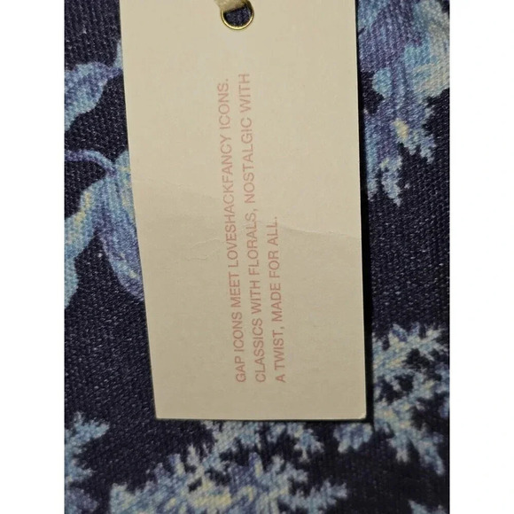 Gap x LoveShackFancy Canvas Floral Tote Bag Shopper +Free Bonus Gift - Picture 2 of 9